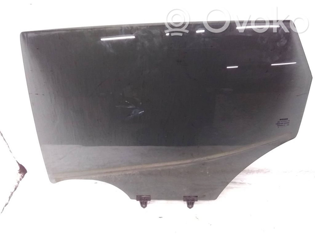 Nissan Qashqai Vetro del finestrino della portiera posteriore