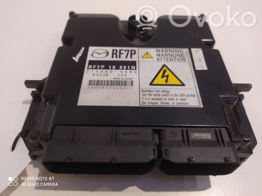 Engine control unit/module   RF7P18881N,2758006680,K4238