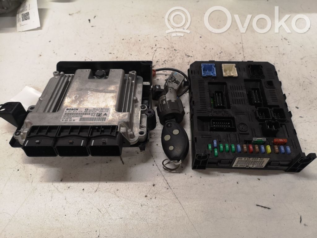 Citroen C5 Engine ECU kit and lock set 