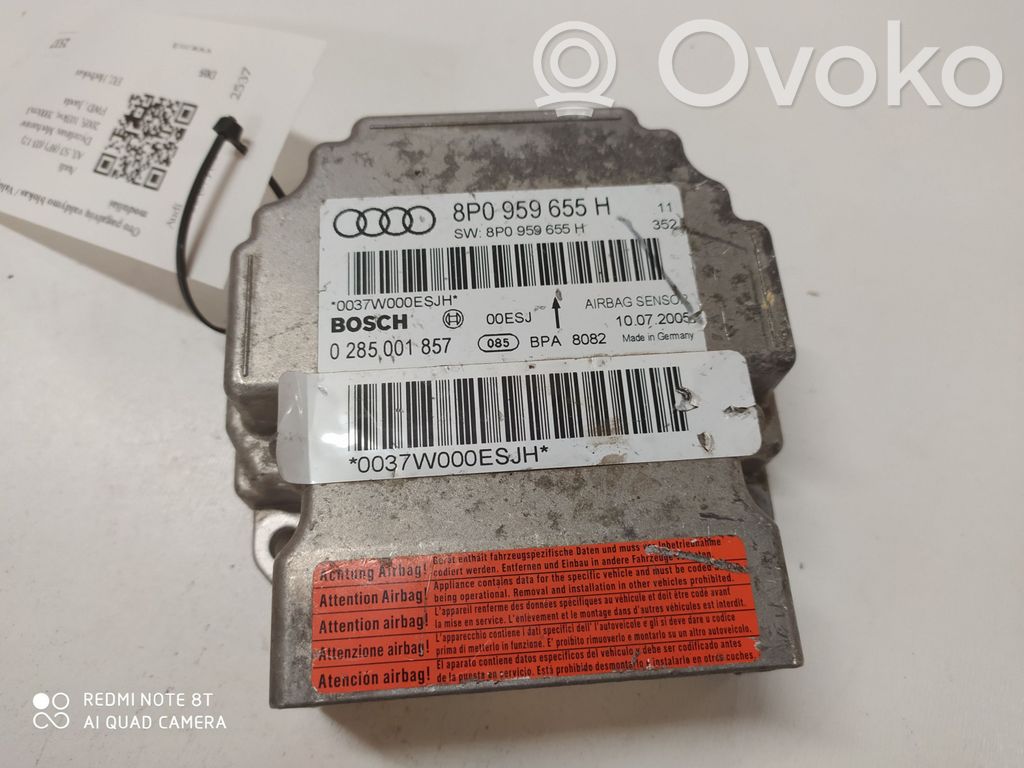 Audi A3 S3 8P Airbag control unit/module 