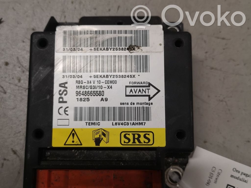 Airbag control unit/module   964866550,1825