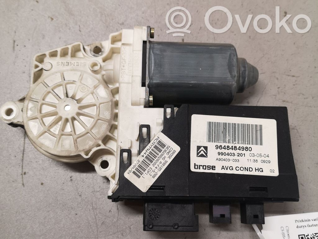 Citroen C5 Front door window regulator motor 