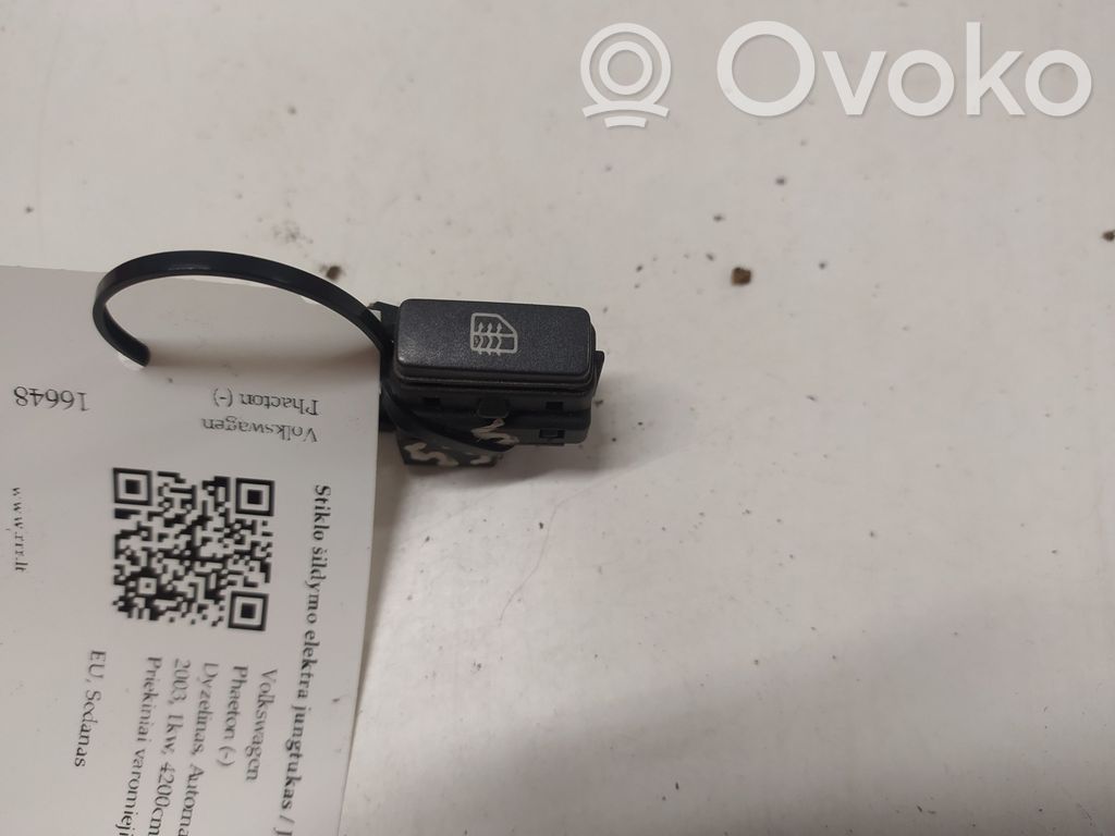 Volkswagen Phaeton Interruptor de la calefacción de la luna/parabrisas 