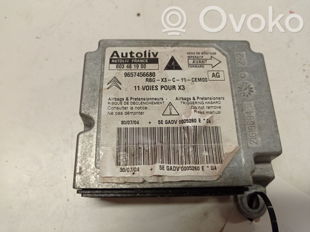 Citroen C5 Airbag control unit/module 