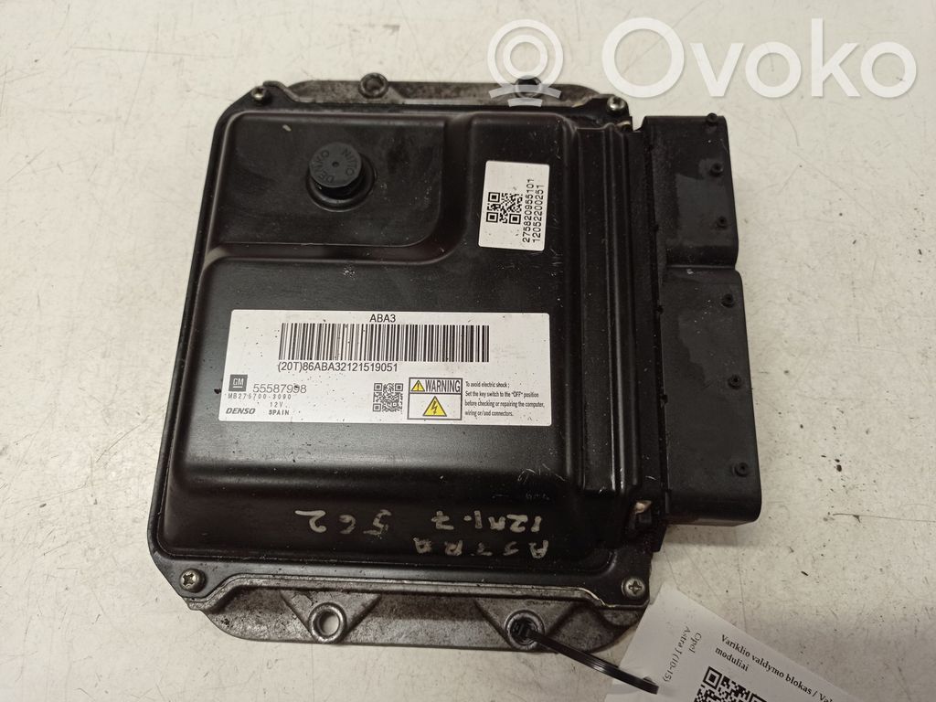 Opel Astra J Engine control unit/module 