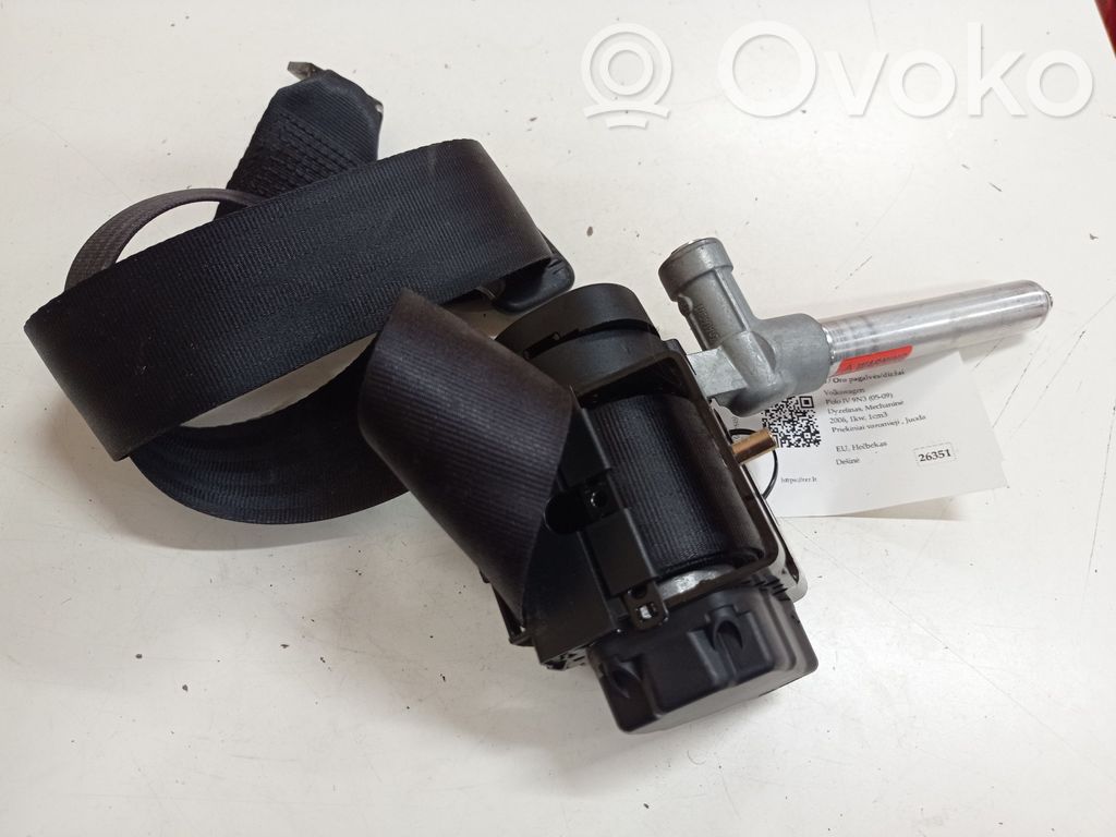 Volvo V50 Cinturón trasero 