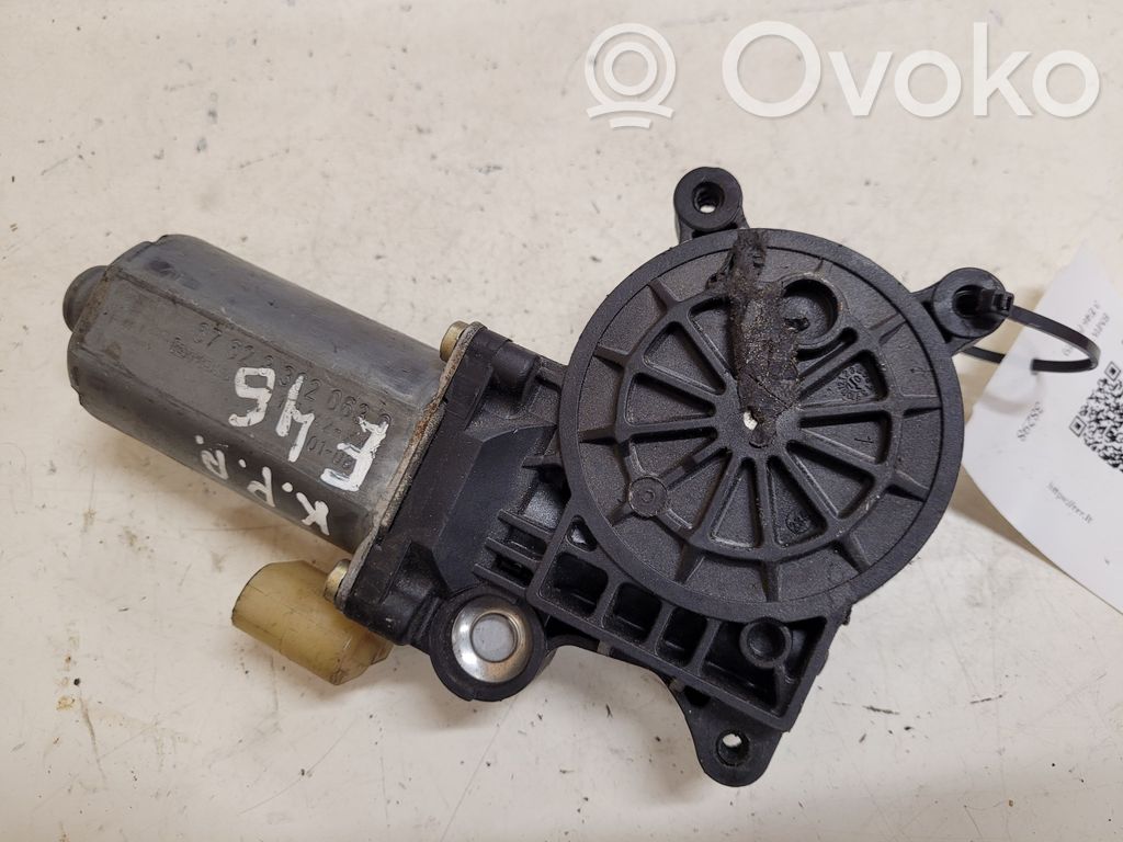 BMW 3 E46 Silnik regulatora szyby drzwi przednich 
