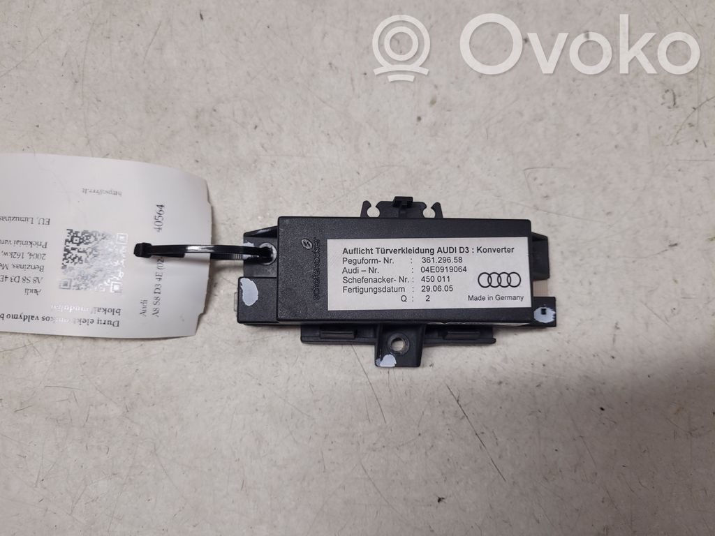 Audi A8 S8 D3 4E Unité de commande module de porte 