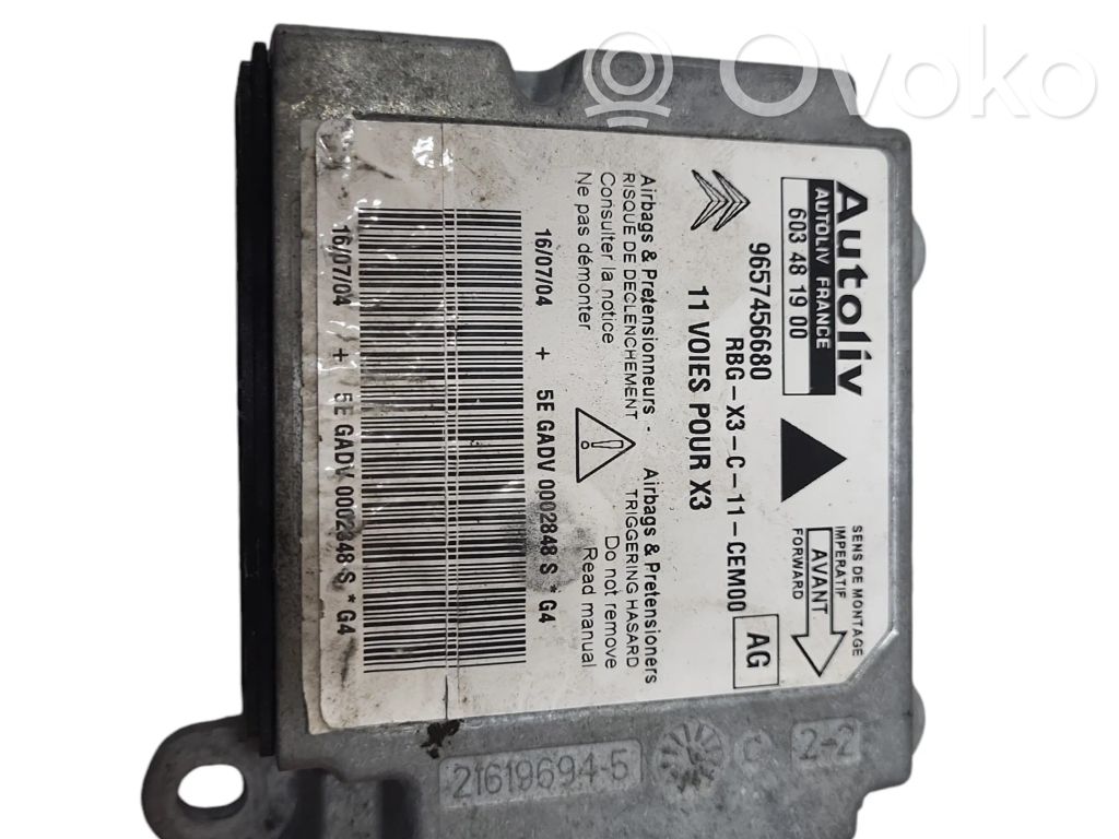 Citroen C5 Airbag control unit/module 