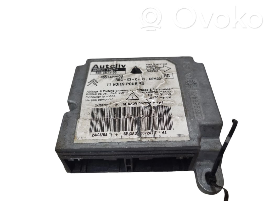 Citroen C5 Airbag control unit/module 