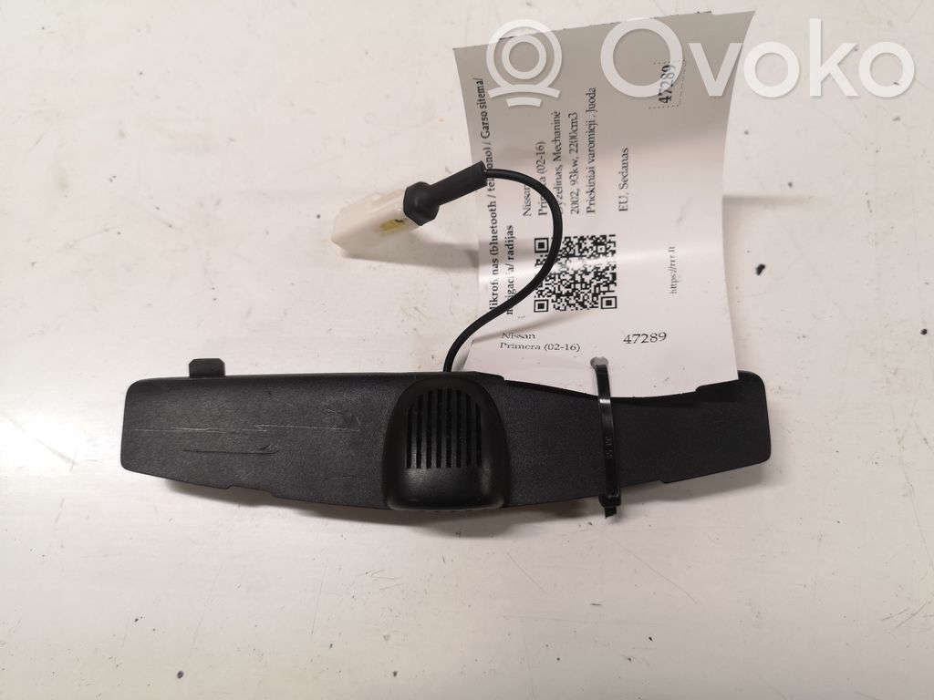 Nissan Primera Microphone (bluetooth/phone) 