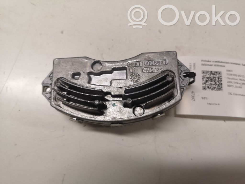 BMW 3 E90 E91 Lämpöpuhaltimen moottorin vastus 