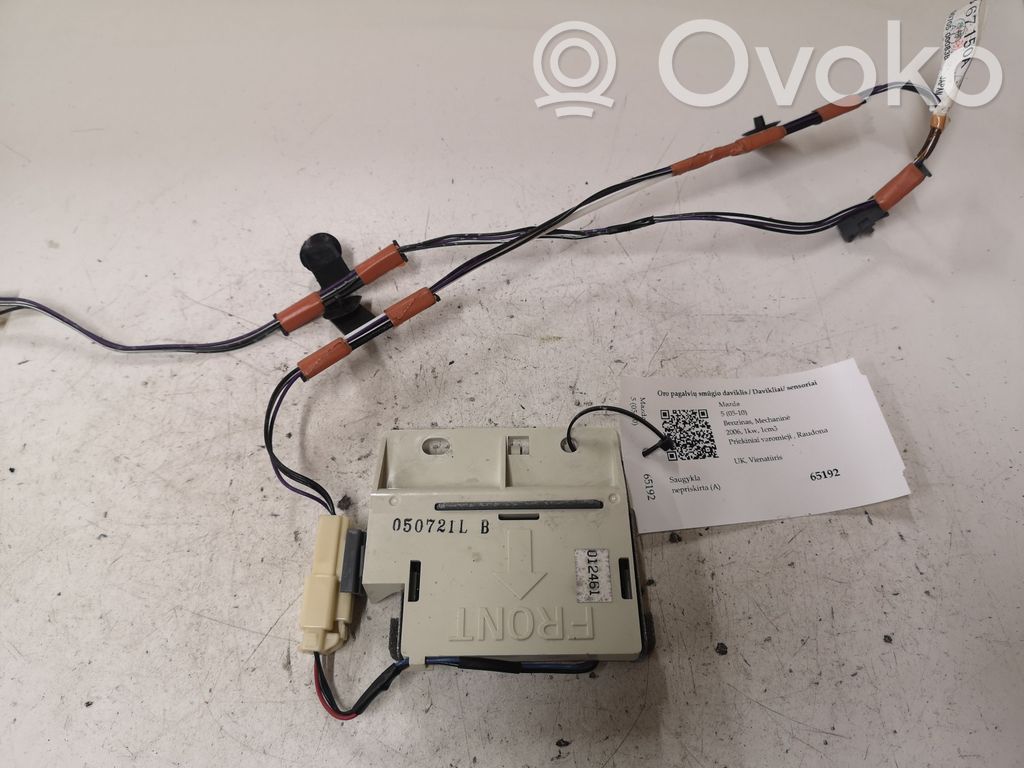 Mazda 5 Sensor impacto/accidente para activar Airbag 