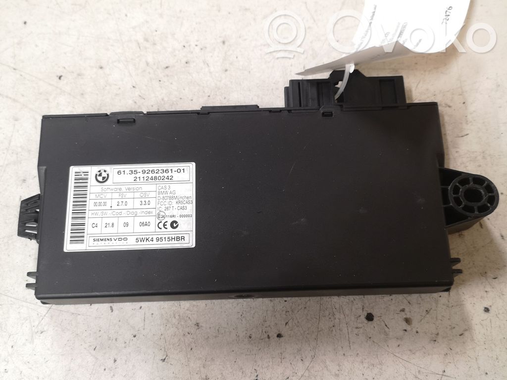 BMW 3 E90 E91 CAS valdymo blokas/ modulis 