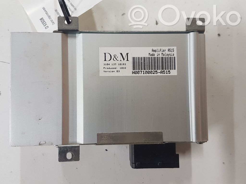 Citroen DS3 Amplificador de sonido 