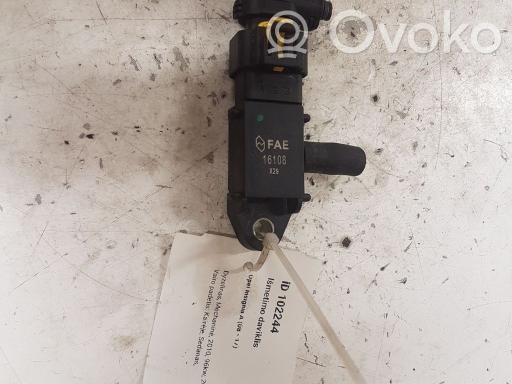 Opel Insignia A Exhaust pressure sensor 