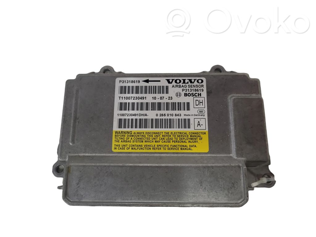 Volvo S60 Centralina/modulo airbag 