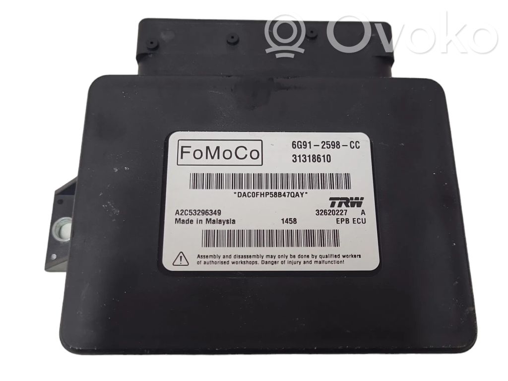 Volvo S60 Modul de control frână de mână 