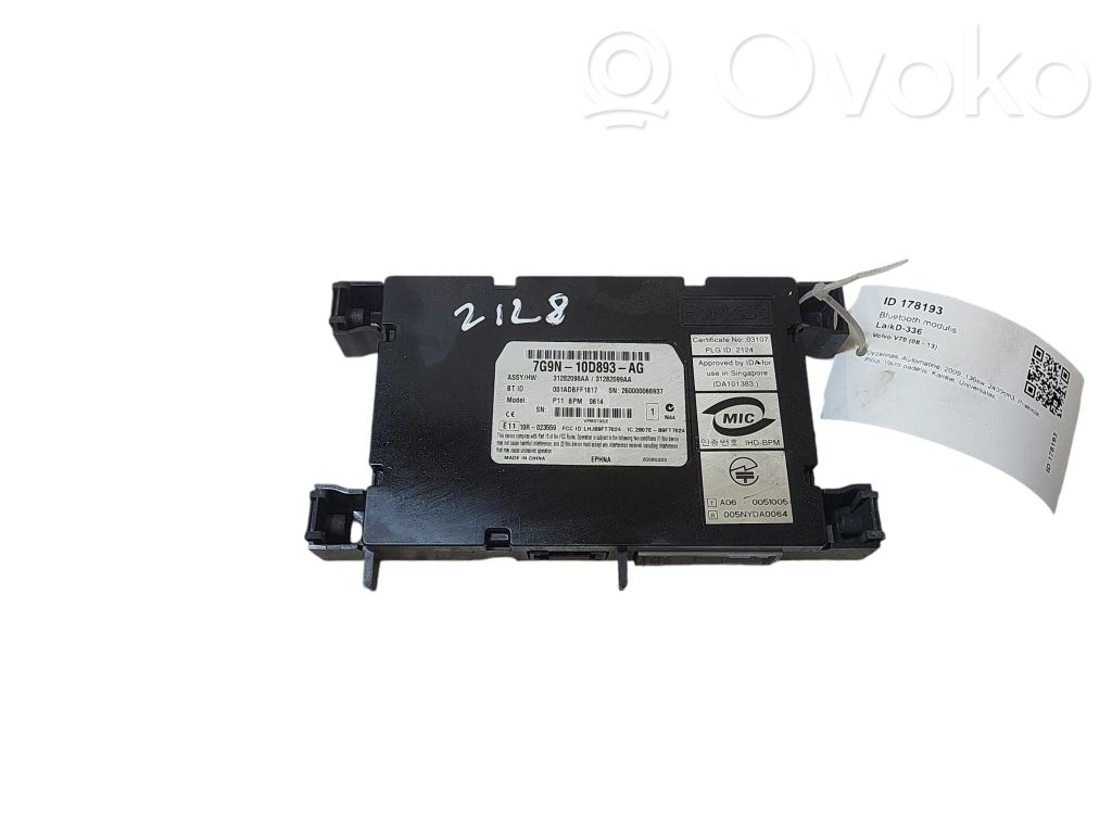 Volvo V70 Bluetooth modulis 