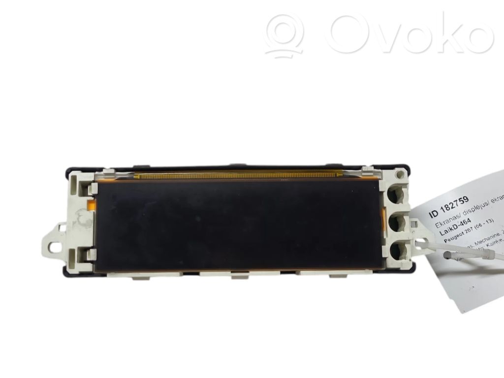 Peugeot 207 Monitor/display/piccolo schermo