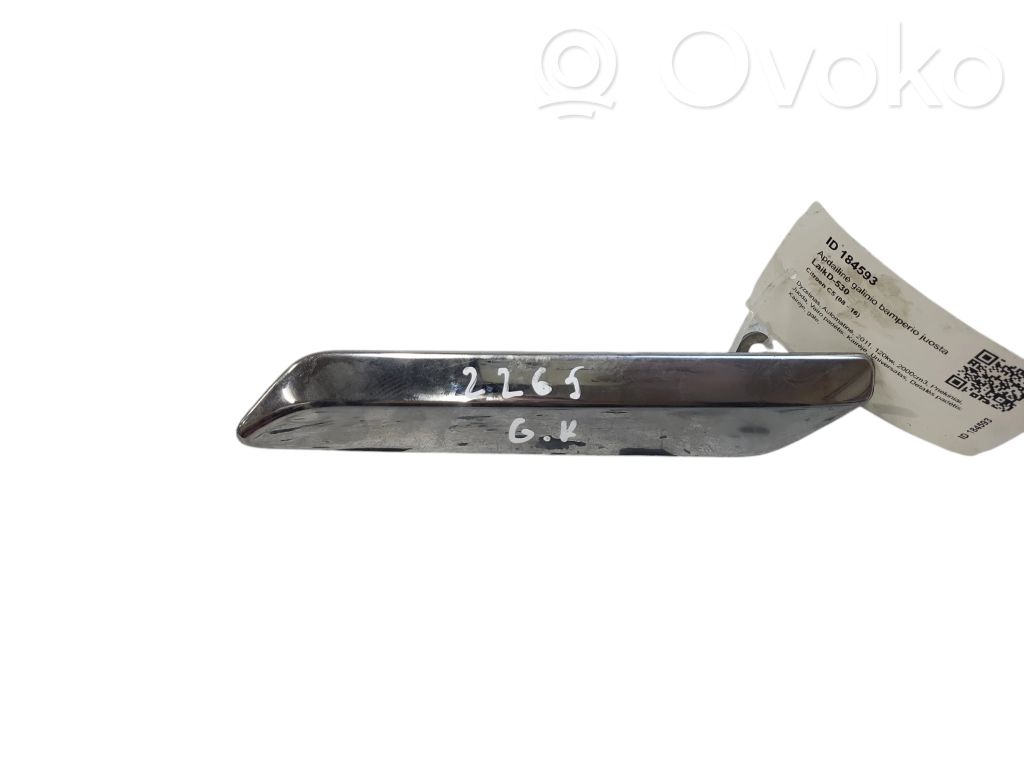 Citroen C5 Modanatura della barra di rivestimento del paraurti anteriore