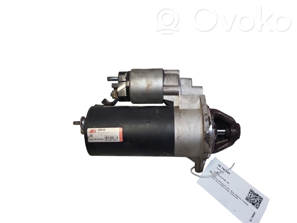 Opel Vectra B Motor de arranque 