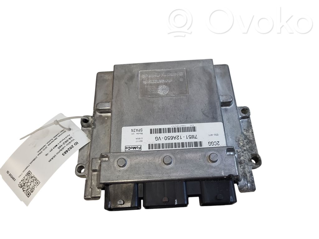 Engine control unit/module   7M5112A650VG,0D117,2CGG,ESU411