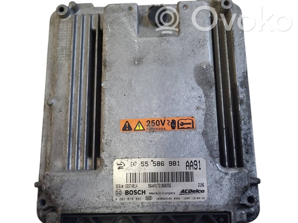 Opel Insignia A Engine control unit/module 