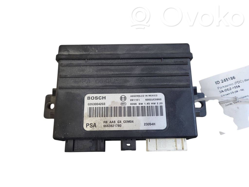 Citroen C5 Centralina/modulo sensori di parcheggio PDC 