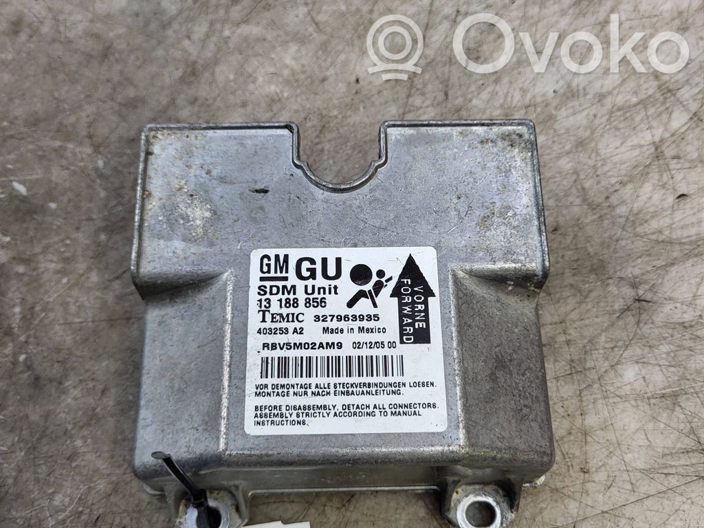 Opel Zafira B Centralina/modulo airbag 