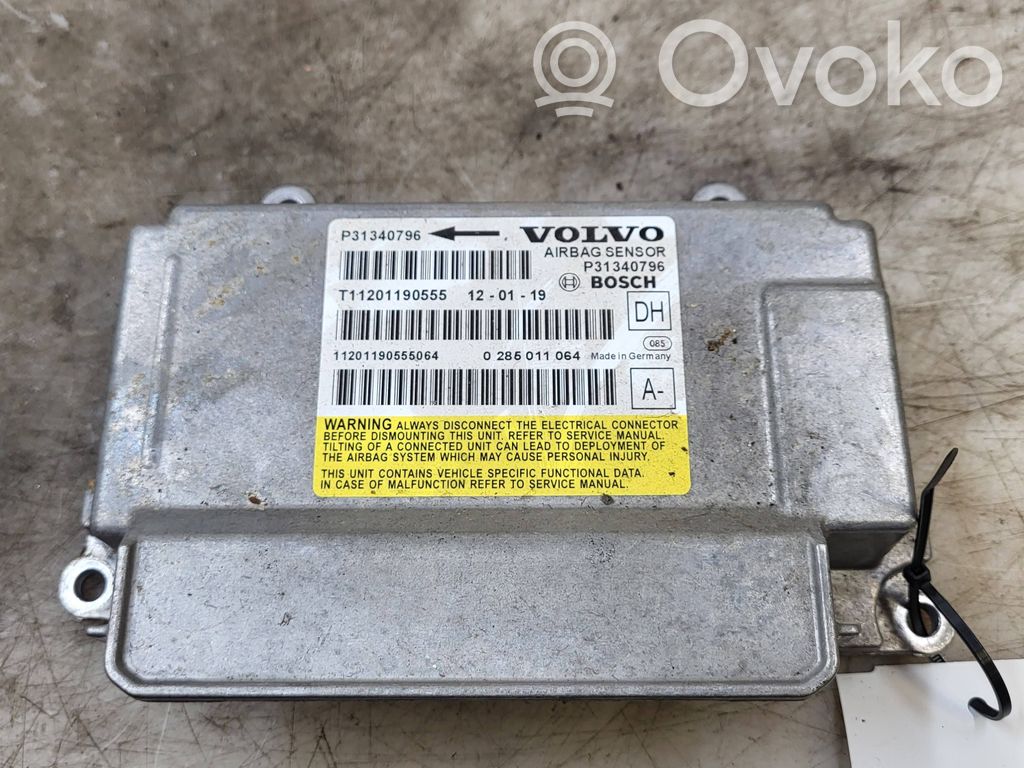 Sterownik / Moduł Airbag   P31340796,0285011064,T11201190555
