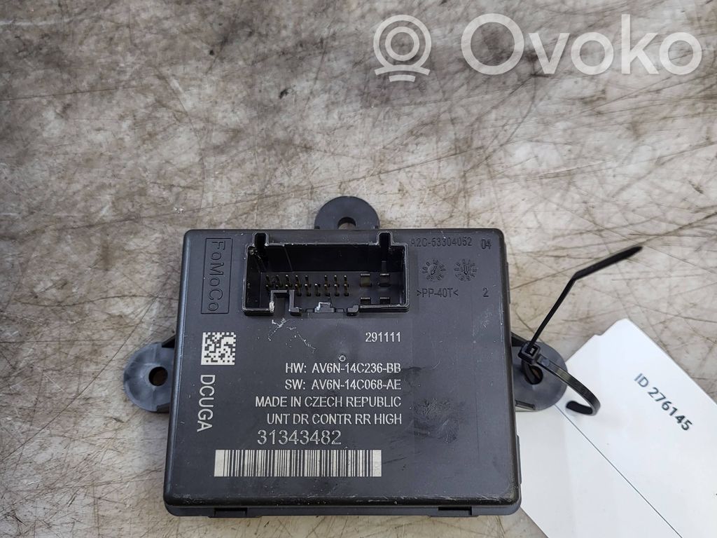 Unidad de control/módulo de la puerta   31343482,AV6N14C236BB,AV6N14C068AE