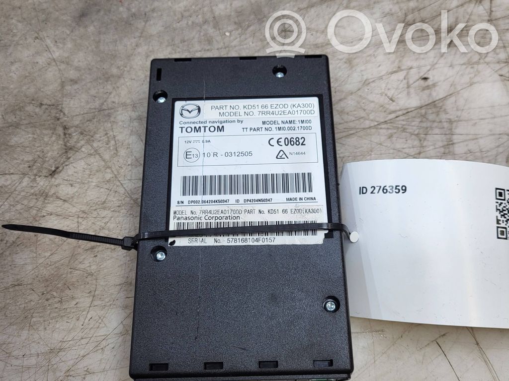 Unité / module navigation GPS   7RR4U2EA01700D,10R0312505,578168104F0157