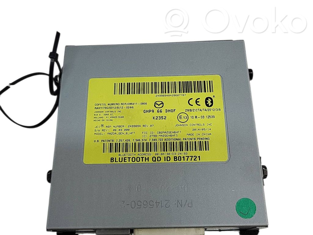 Mazda 6 Bluetooth Modul Steuergerät 