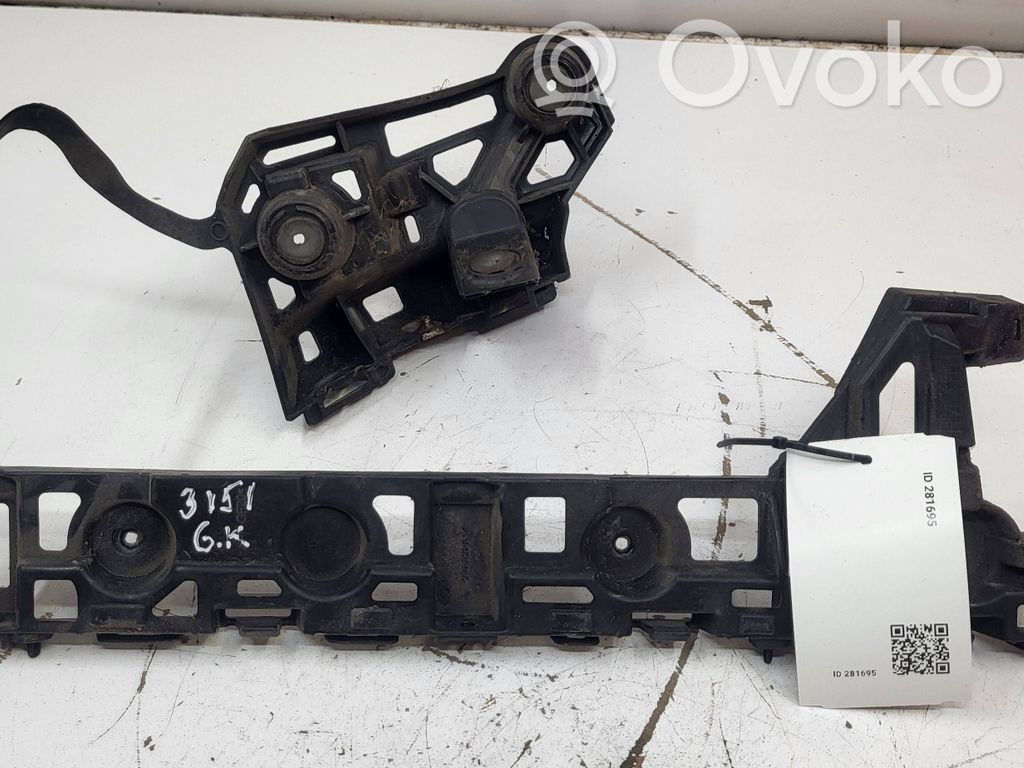 Opel Astra K Staffa di rinforzo montaggio del paraurti posteriore 