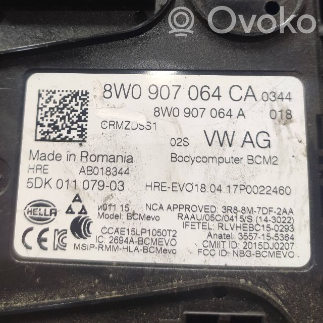 Module confort   8W0907064CA,5DK01107903,8W0907064A