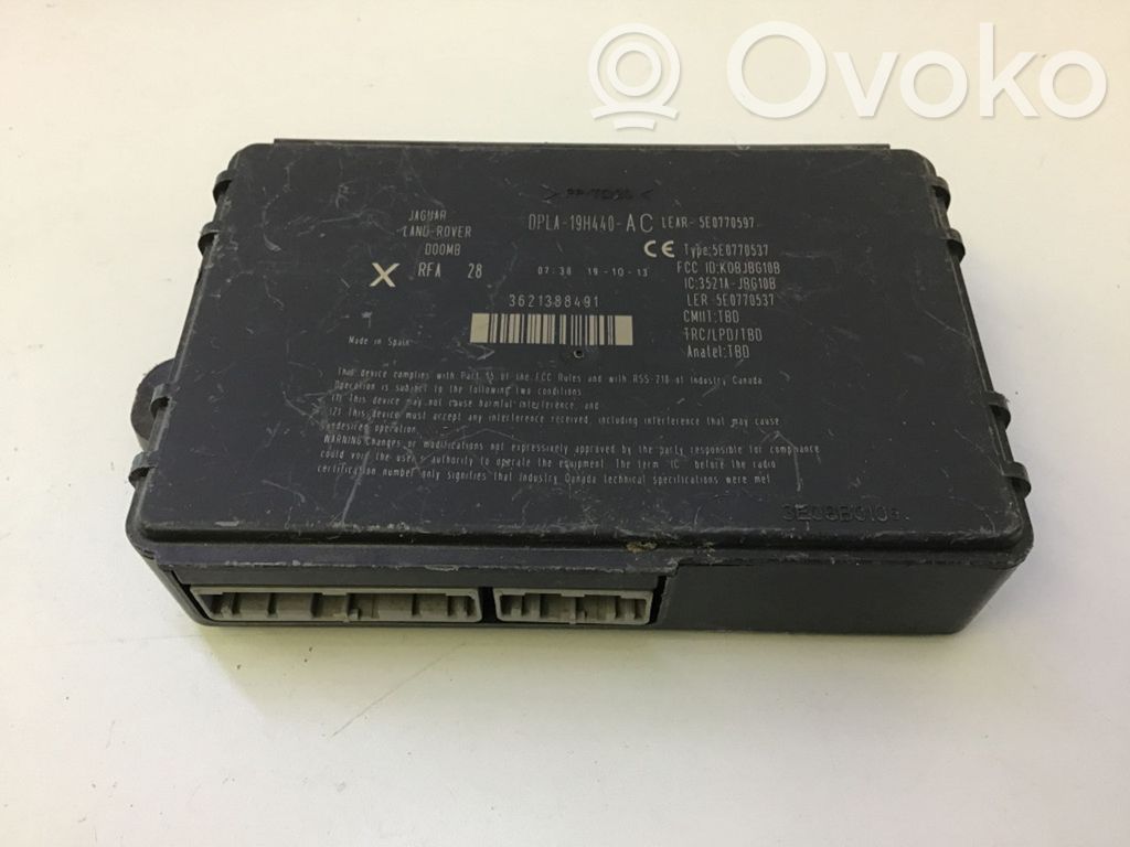 Land Rover Range Rover Sport L494 Moduł / Sterownik systemu uruchamiania bezkluczykowego 