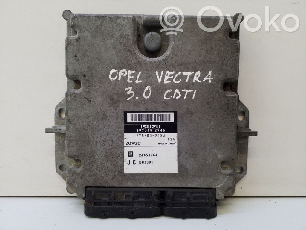 Opel Vectra C Engine control unit/module 