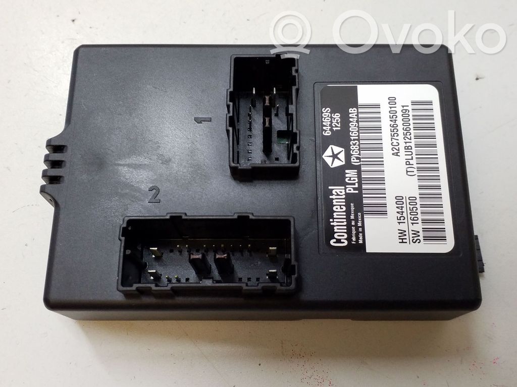Chrysler Pacifica Unidad de control/módulo del maletero/compartimiento de carga 