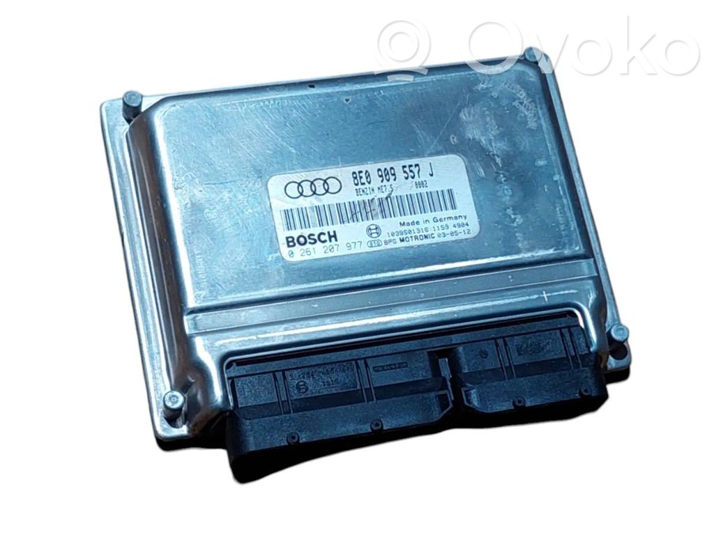Engine control unit/module   8E0909557J,0261207977