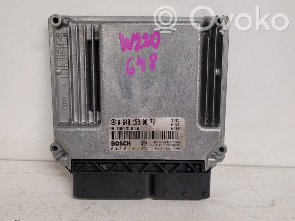 Mercedes-Benz S W220 Unitate/modul de control motor 