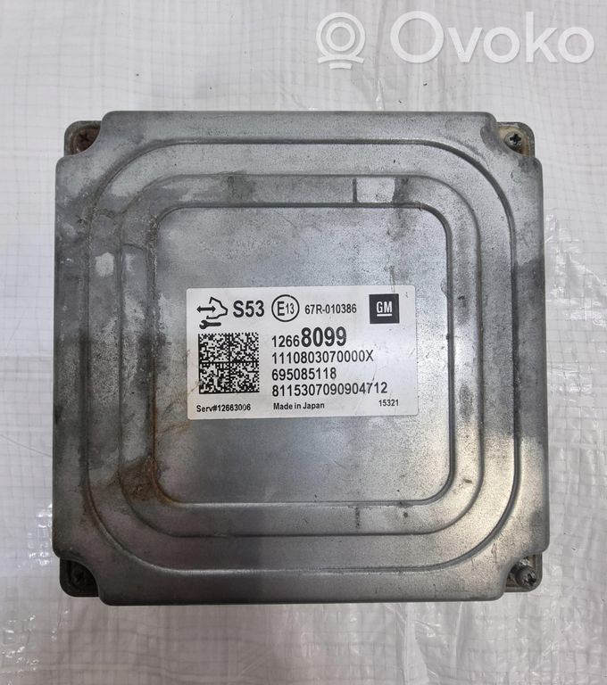 Opel Corsa E Unité de commande, module ECU de moteur 