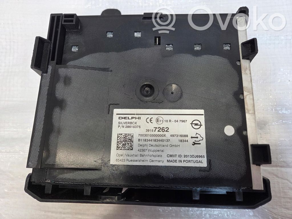 Opel Astra K GPS navigation control unit/module 