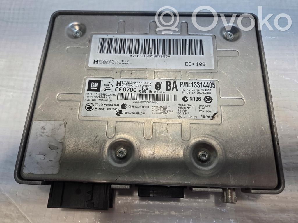 Opel Insignia A Bluetooth control unit module 