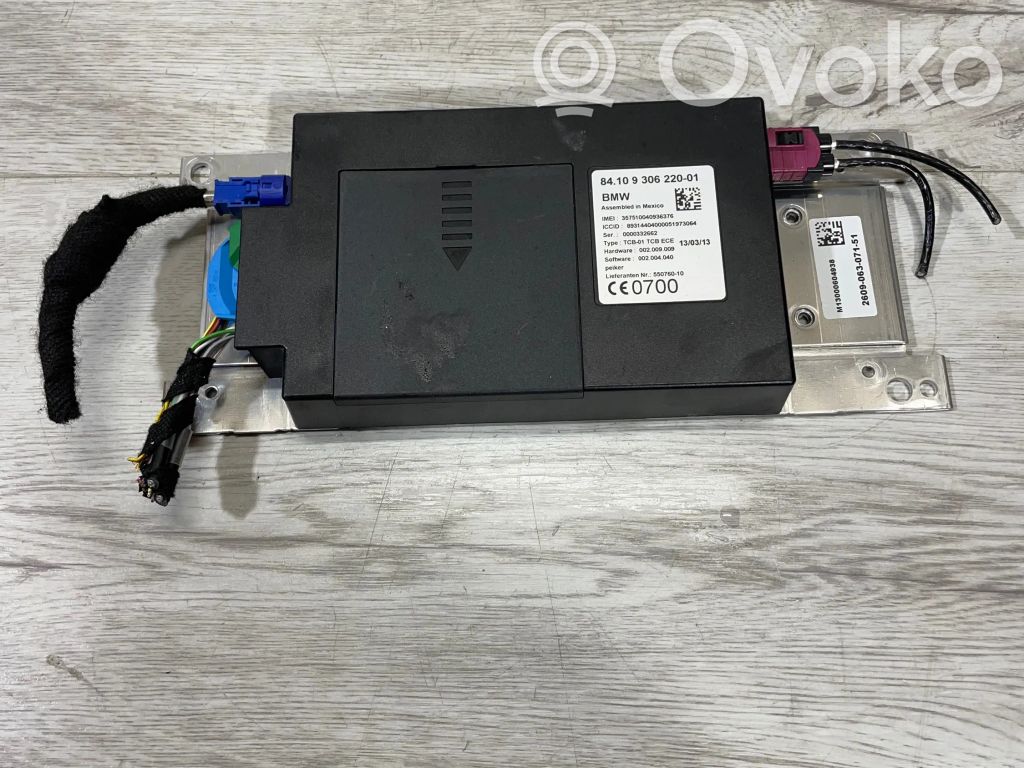 BMW 5 F10 F11 Moduł / Sterownik Bluetooth 