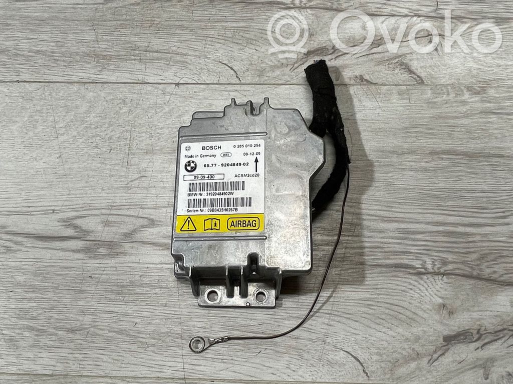 Airbag control unit/module   9204849,65779204849,31920484902W,0285010254,09B3435H0267B