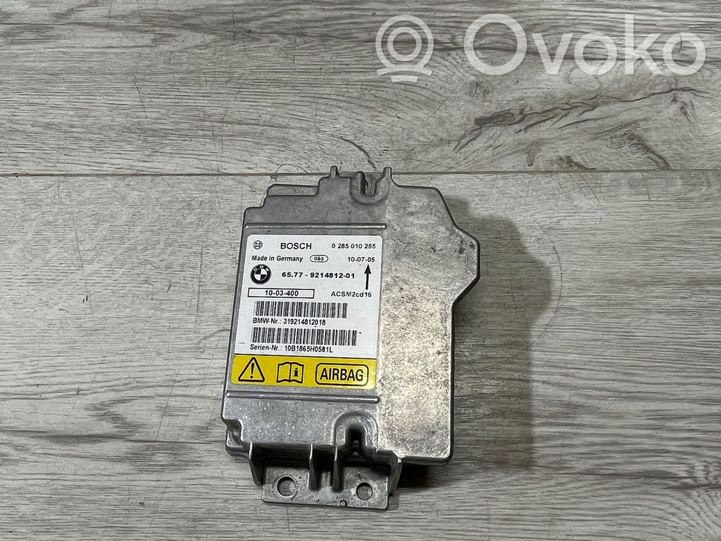 BMW 3 E92 E93 Airbag control unit/module 