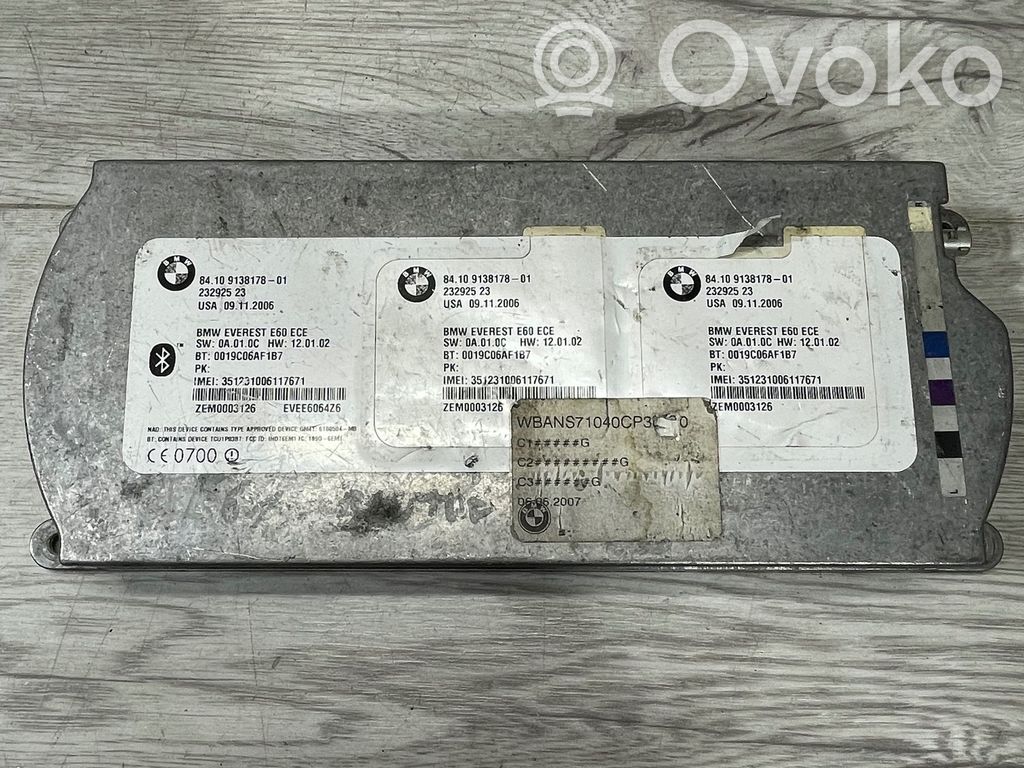 BMW 3 E90 E91 Bluetooth control unit module 