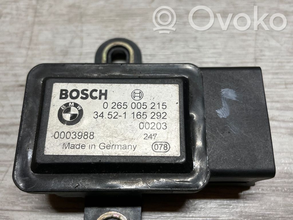 BMW 5 E39 ESP acceleration yaw rate sensor 