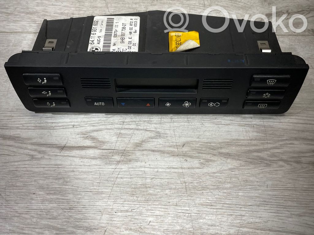 BMW 3 E46 Climate control unit 